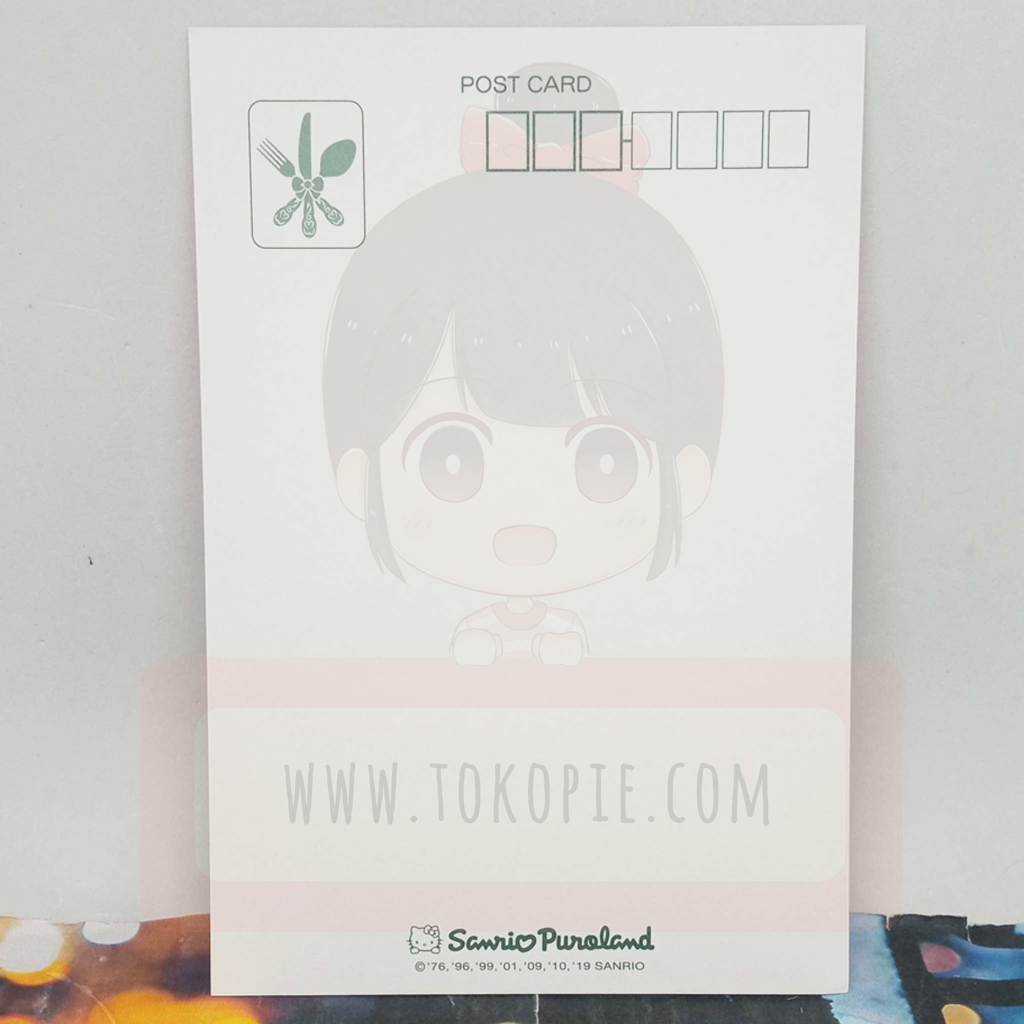Sanrio Puroland Characters Sunset Postcard