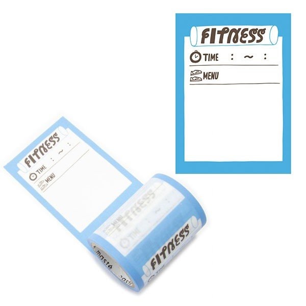 Maste Washi Masking Tape Fitness