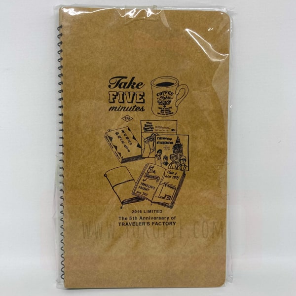 Traveler&#39;s Factory Spiral Ring Notebook The 5th Anniversary Of Traveler&#39;s Factory
