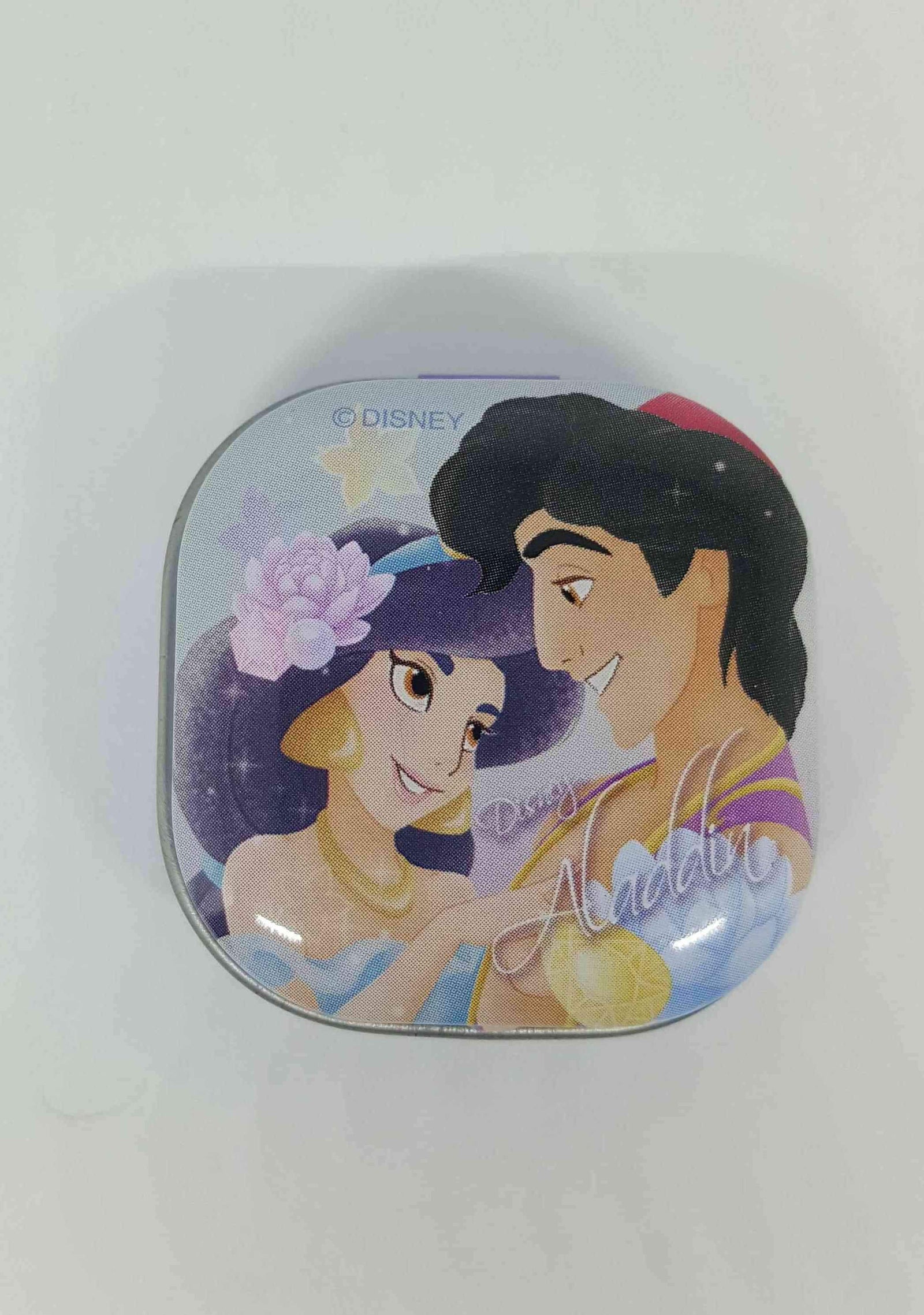 Disney Tin Case Sticker Aladdin & Jasmine