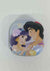 Disney Tin Case Sticker Aladdin & Jasmine