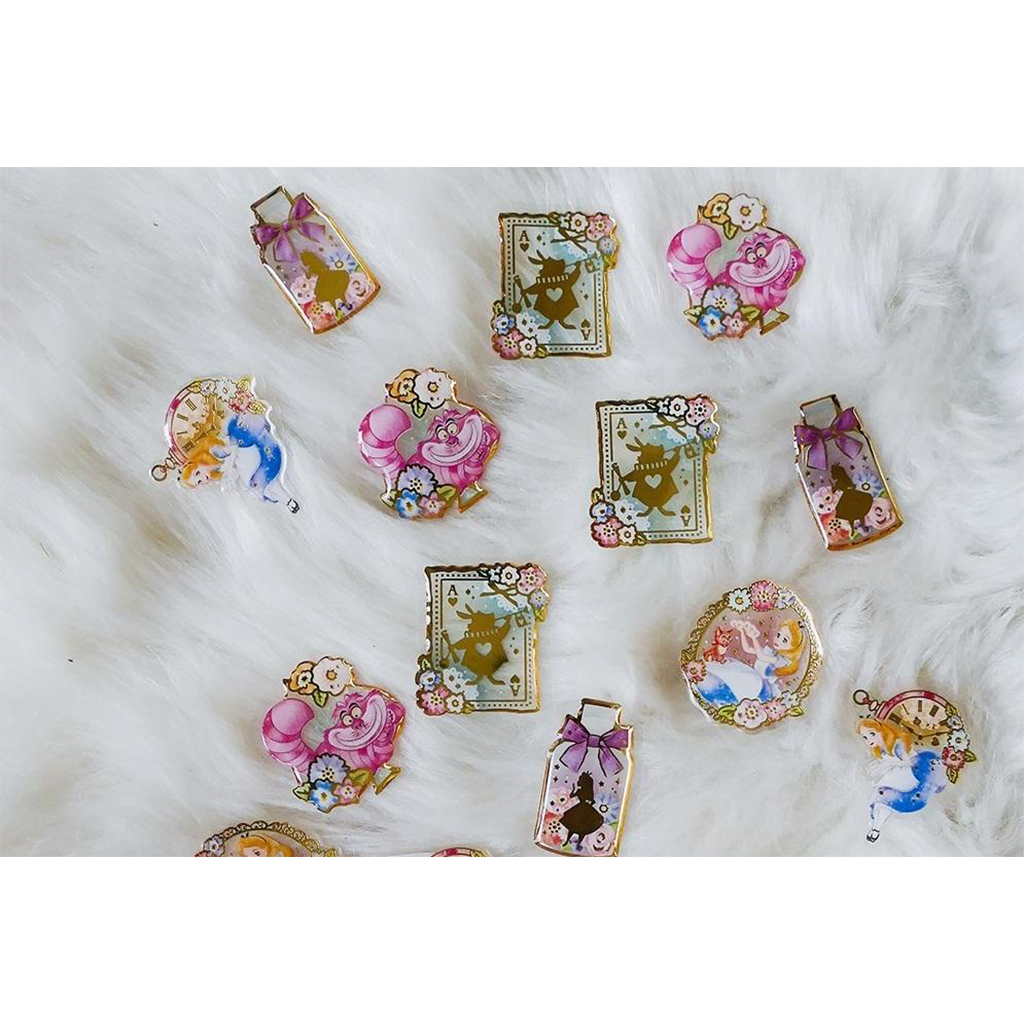 Disney Alice In Wonderland Sweet Milky Flake Sticker