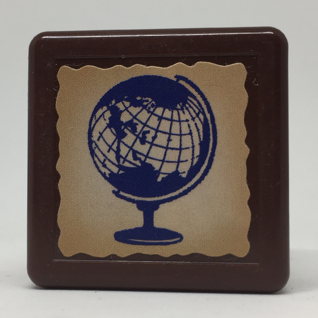 Kodomo No Kao Antique Style Stamp - Globe