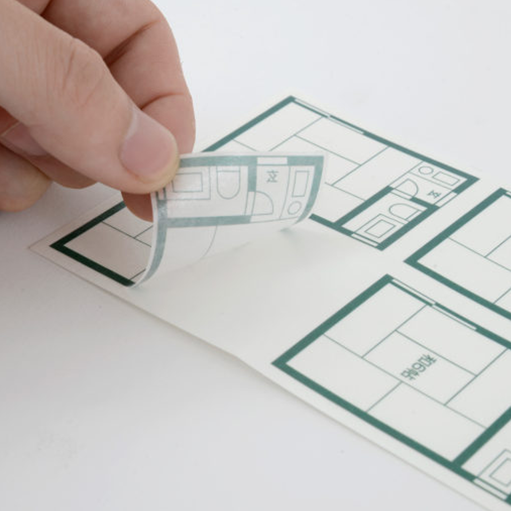 Floor Plan Decorative Sticker