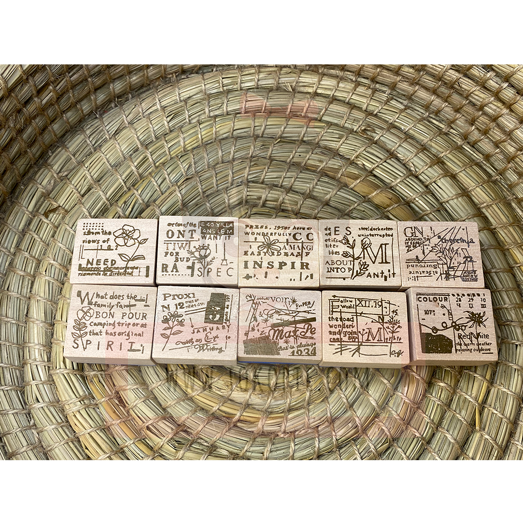 Chamil Garden Limited Edition Rubber Stamp Set Flora Vol. 2