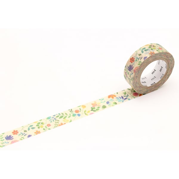 MT Masking Tape - Watercolor Floral Pattern