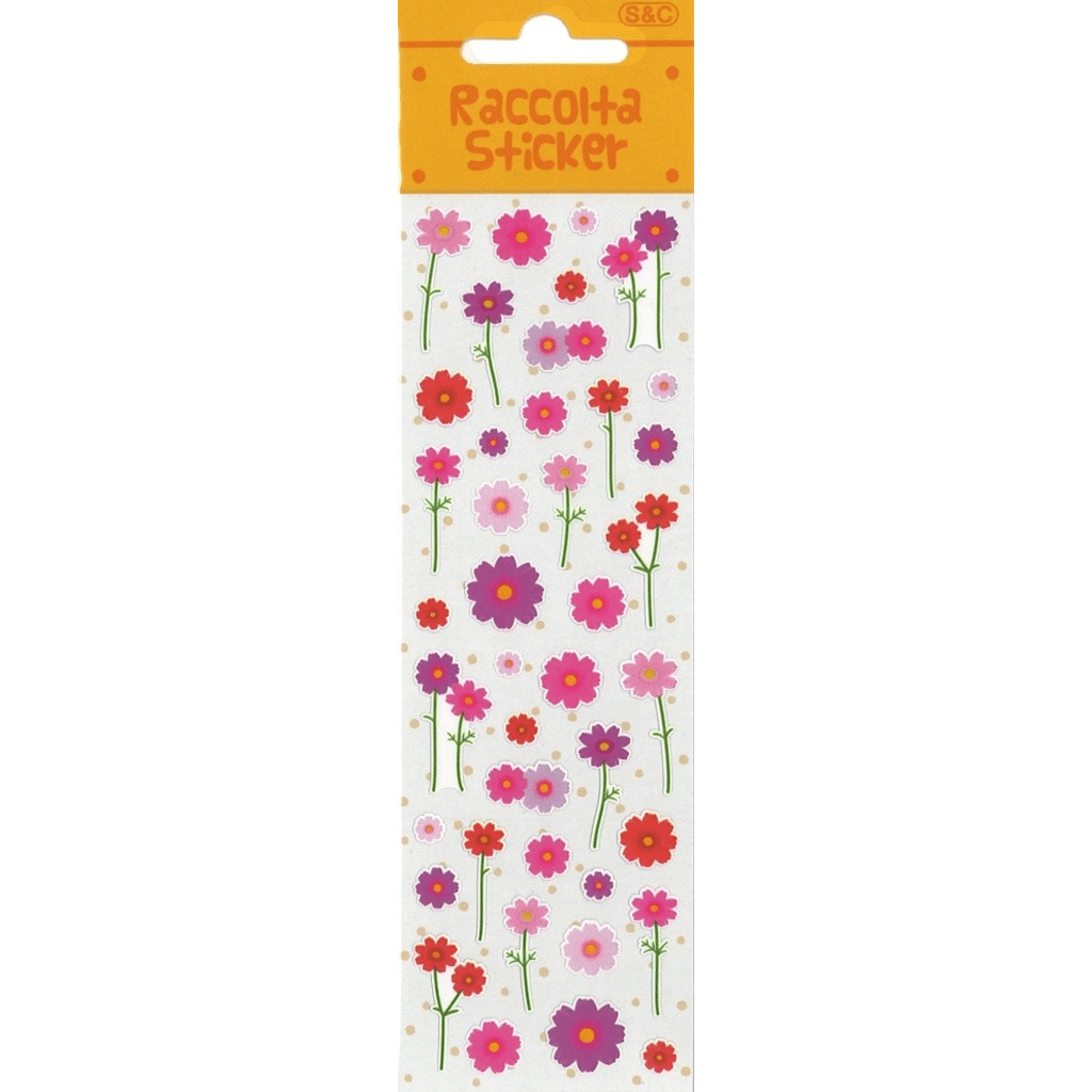 S & C Raccolta Sticker Flowers