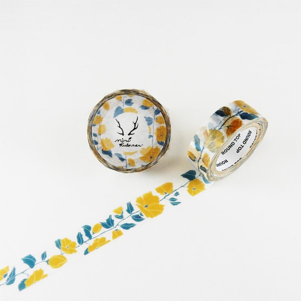 Round Top MiriKulo:rer Masking Tape - Flower