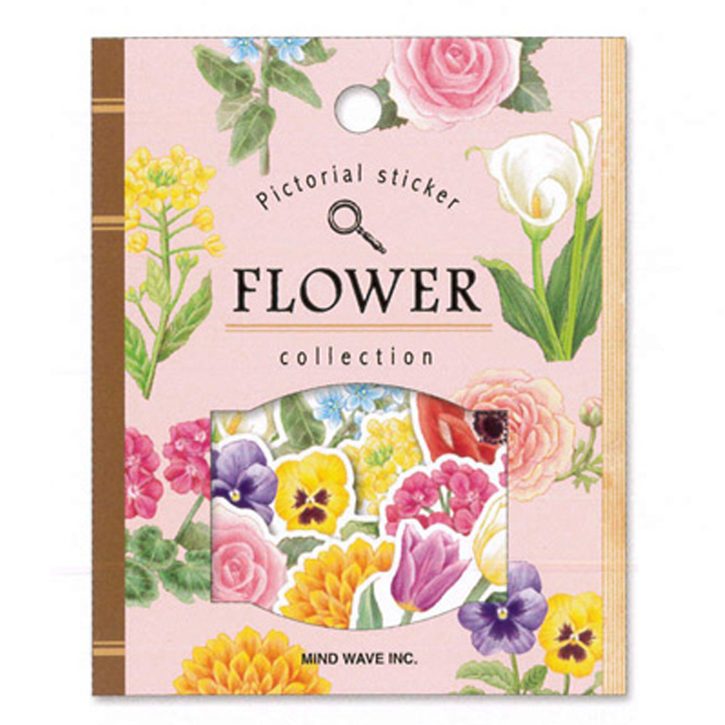 Mind Wave Flower Pictorial Sticker