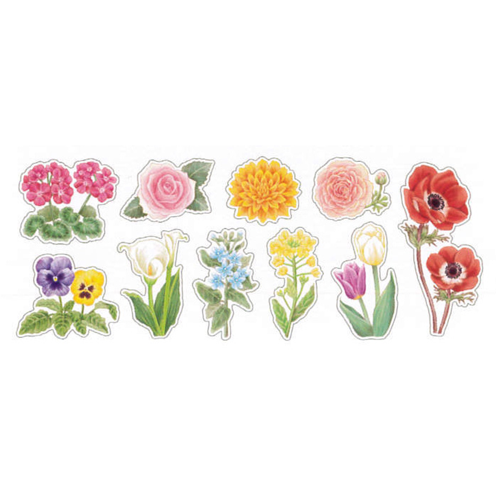 Mind Wave Flower Pictorial Sticker