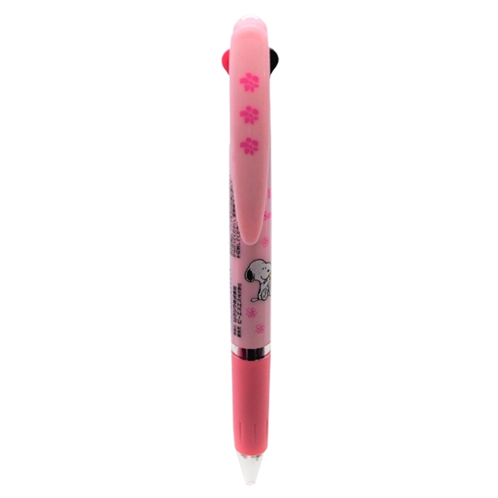 Peanuts Snoopy Jetstream 3-Color Ballpoint Pen (Flowers)