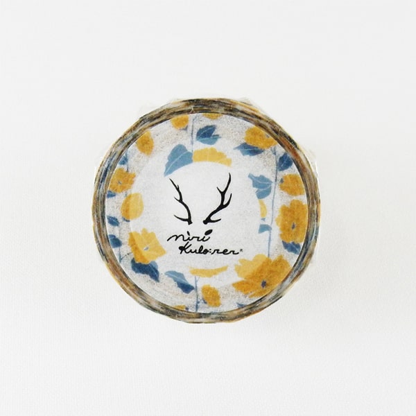 Round Top MiriKulo:rer Masking Tape - Flower
