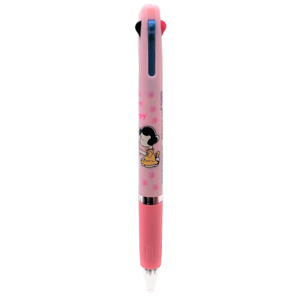 Peanuts Snoopy Jetstream 3-Color Ballpoint Pen (Flowers)