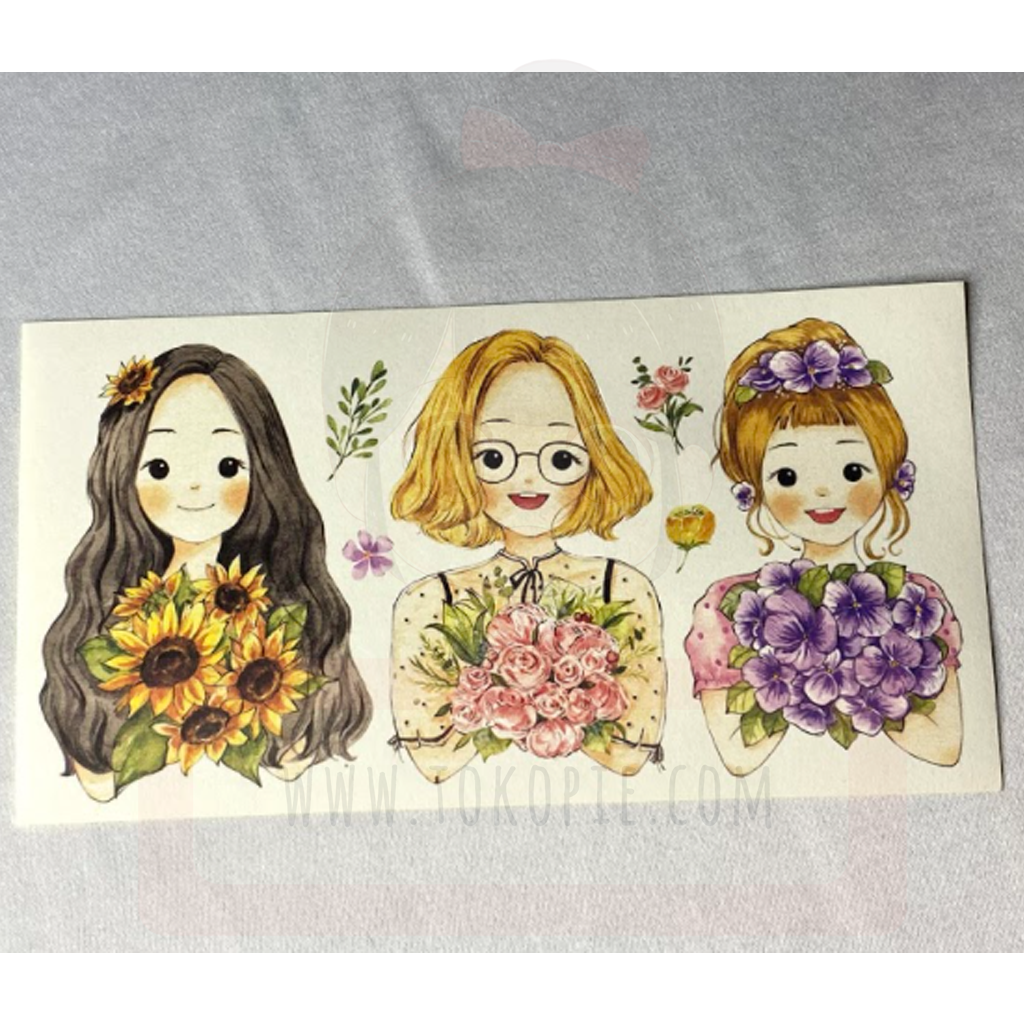 Lallayena Decoration Sticker - Flower Girl