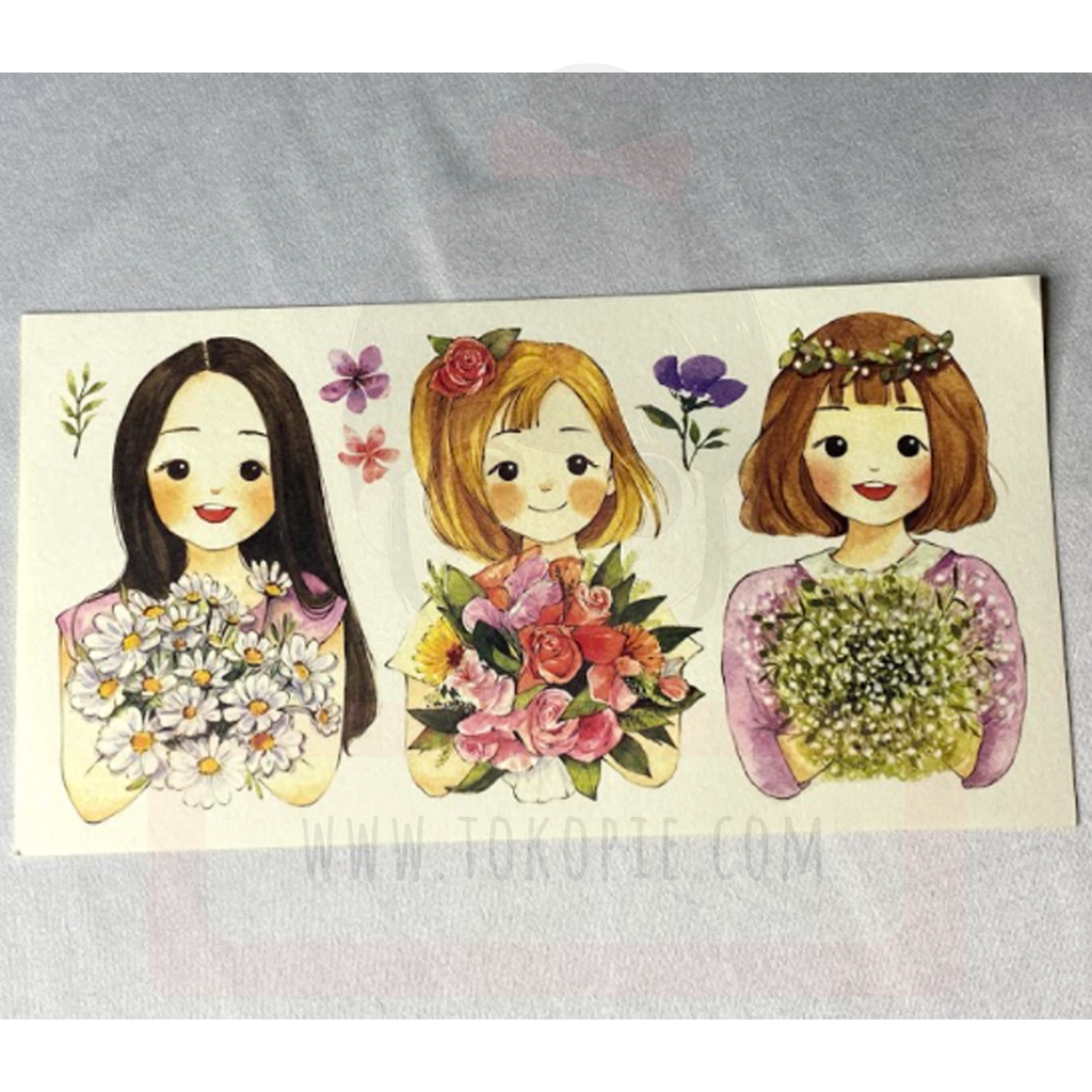 Lallayena Decoration Sticker - Flower Girl