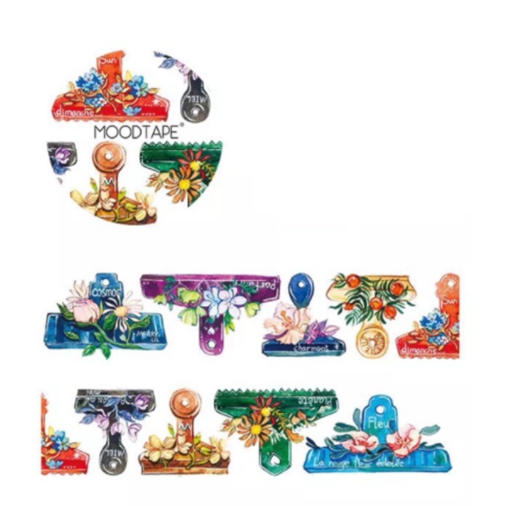 Moodtape Masking Tape - Flower Clip
