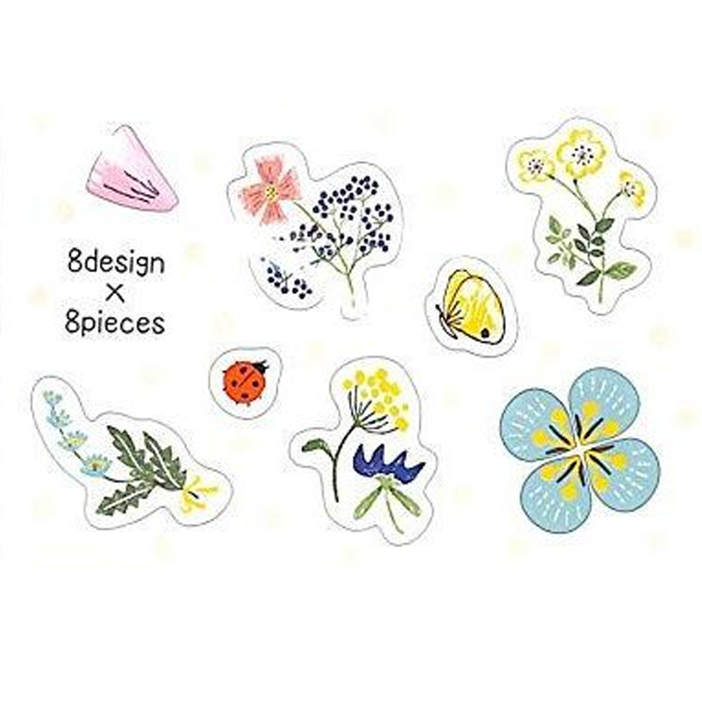 Shinzi Katoh Flower Garden Flake Sticker