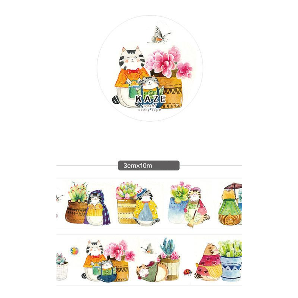 Kaze Masking Tape - Flower Keeper