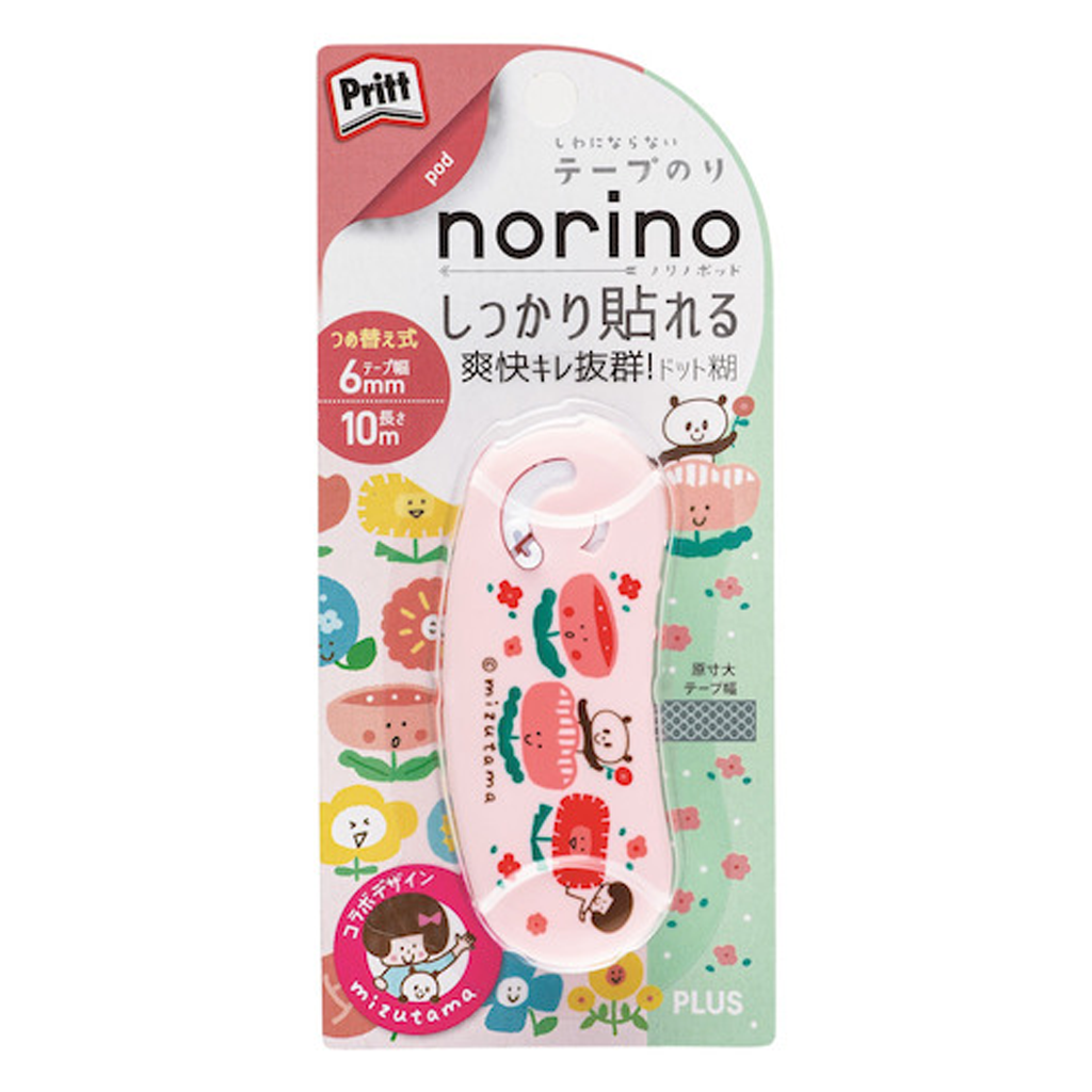 PLUS Norino Pod Mizutama Tape Glue Flower Limited Edition