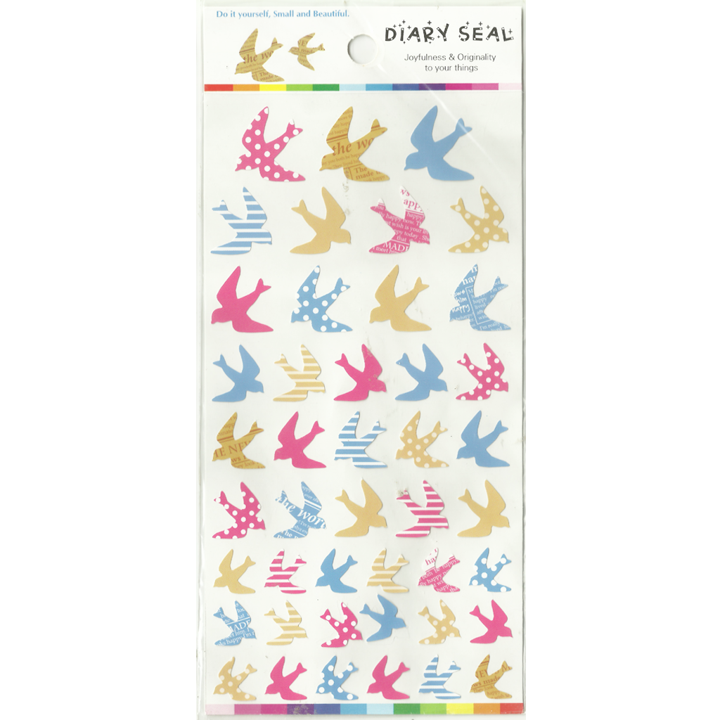 Diary Seal Sticker - Flying Bird
