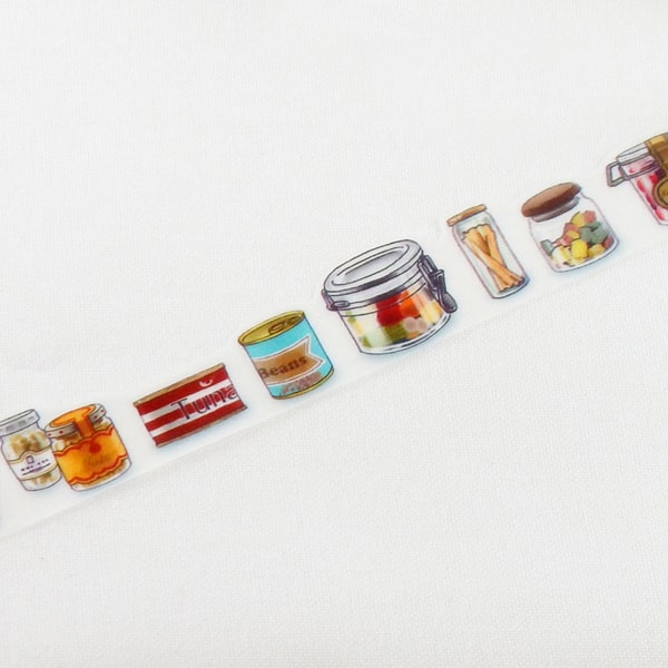 Masking Tape Debut Series Natural Bottling &amp; Canned Food