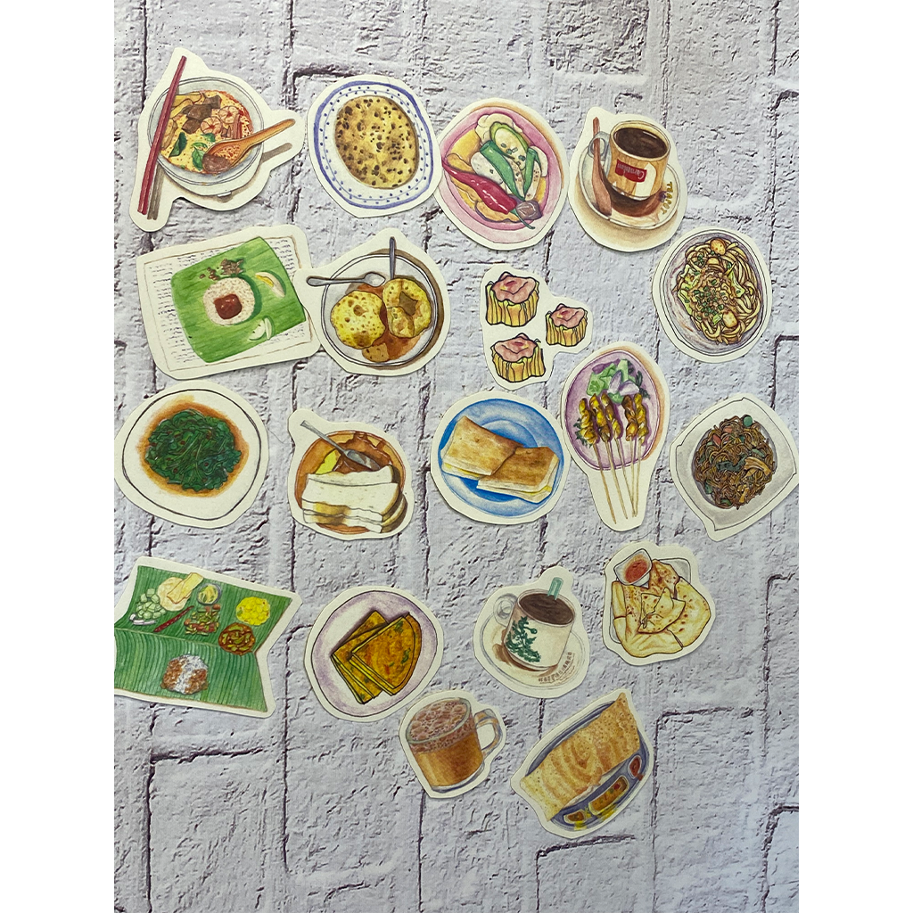 Silver yang Travel X Life Sticker - Food