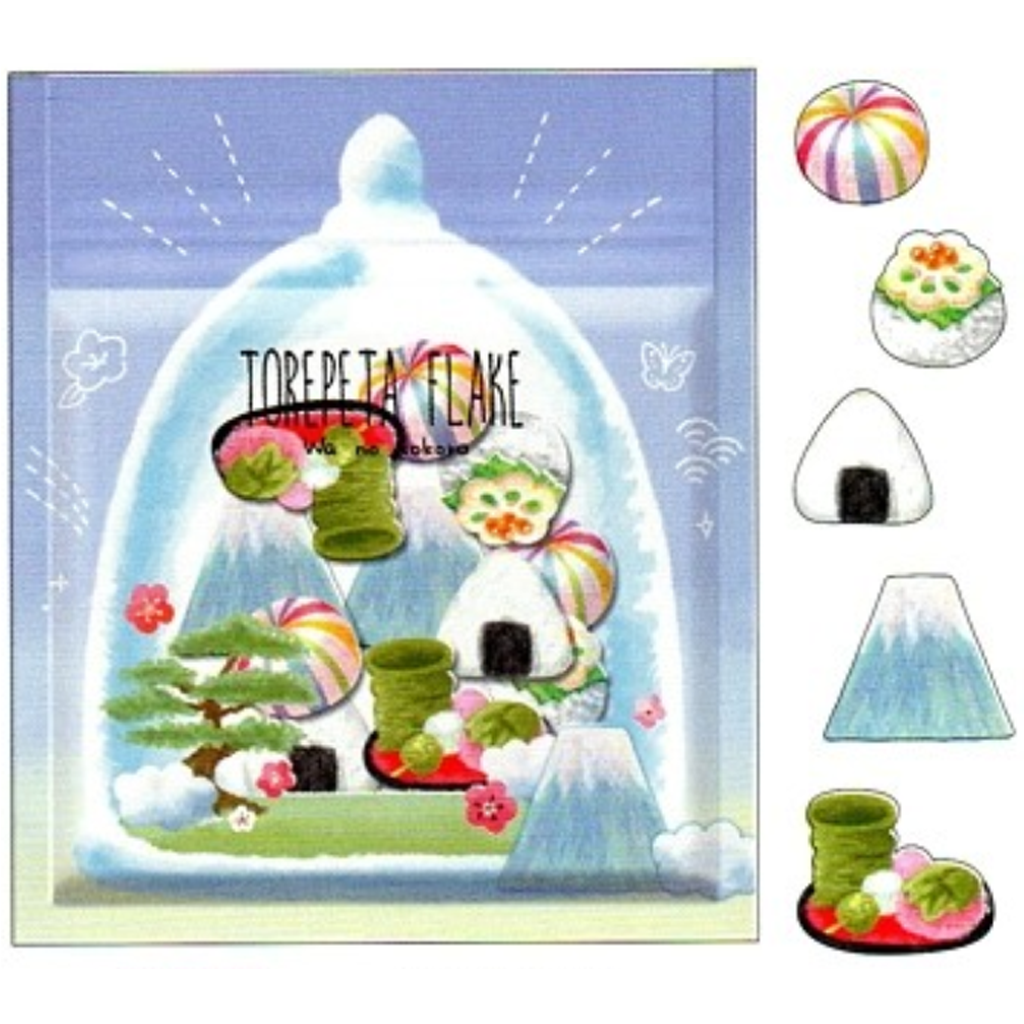 Kamio Japan Torepeta Japanese Food Flake Seal Sticker