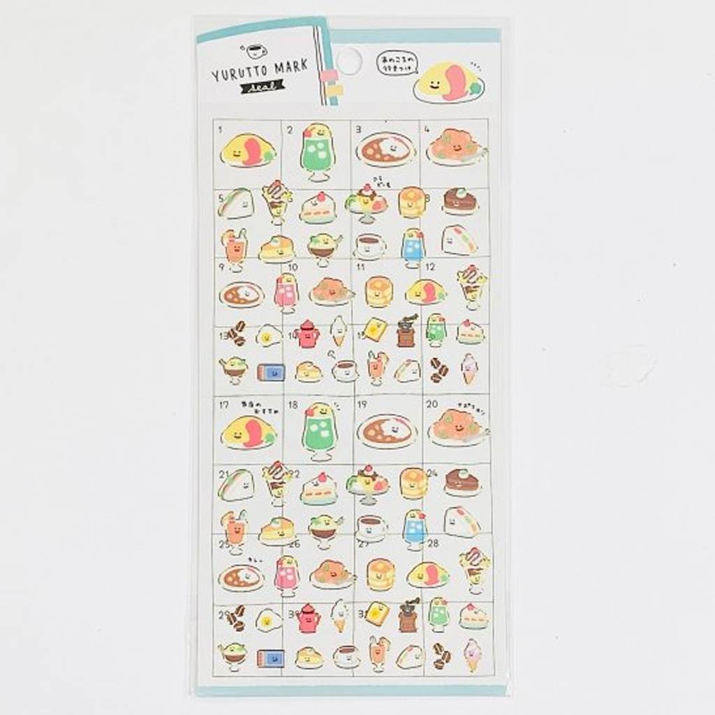 Crux Yurutto Mark Mark Seal Sticker Food &amp; Beverages