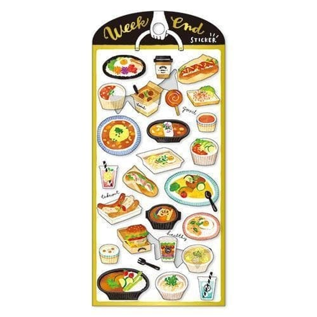 Mind Wave Weekend Sticker Food