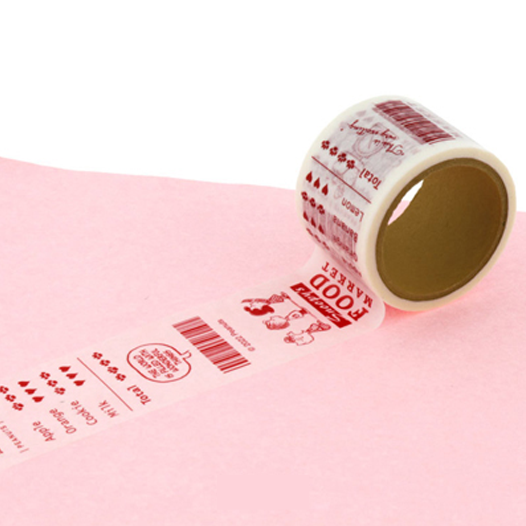 Peanuts Snoopy Masking Tape (Delicious Food Market) Red