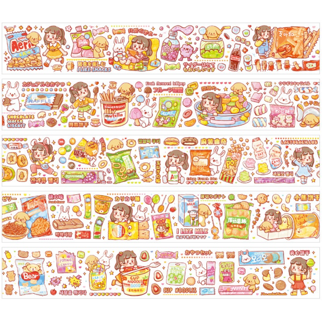 Soft Raspberry Sauce Washi Sampler