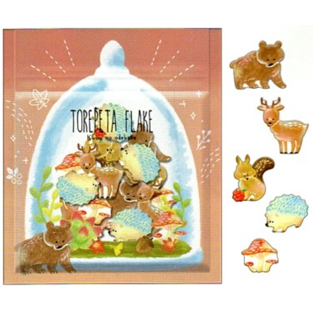 Kamio Japan Torepeta Forest Flake Seal Sticker