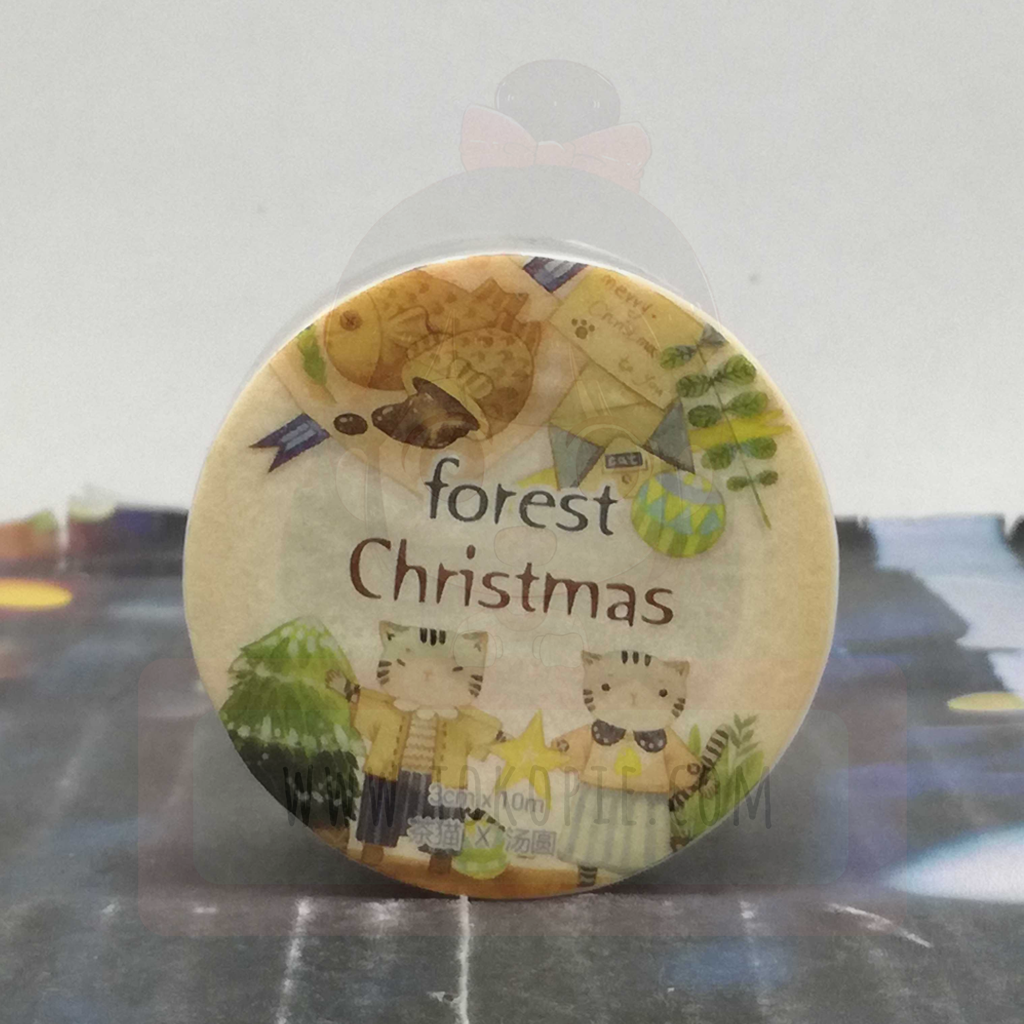 Forest Christmas Masking Tape