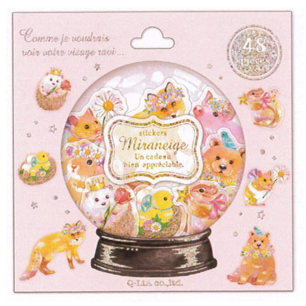 Q-Lia Miraneige Forest Friends Flake Sticker