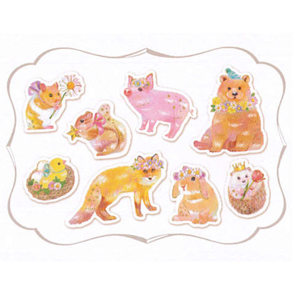 Q-Lia Miraneige Forest Friends Flake Sticker