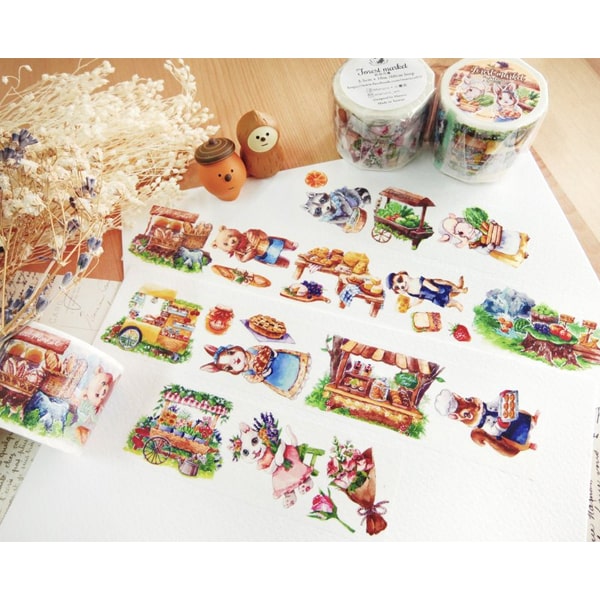 Maruco Art Masking Tape Forest Market