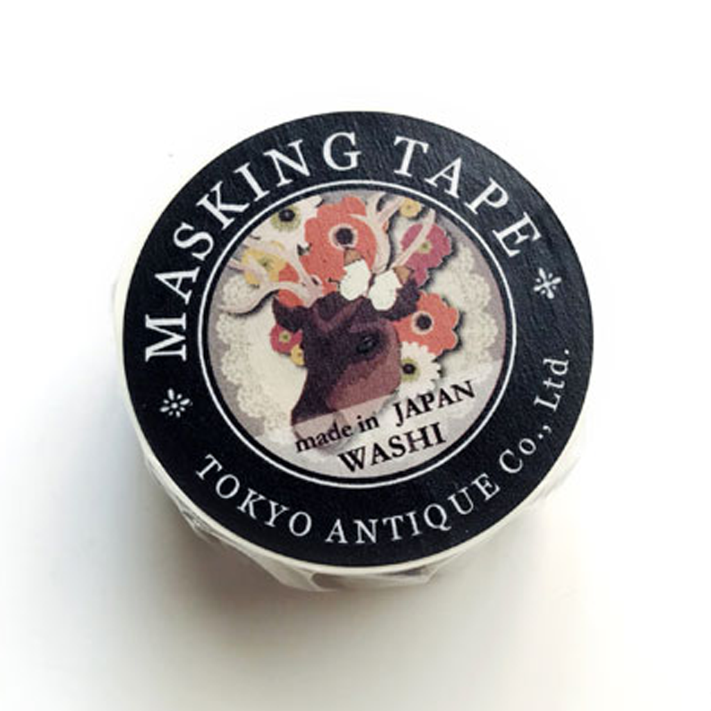 Tokyo Antique Masking Tape - Forest Ticket