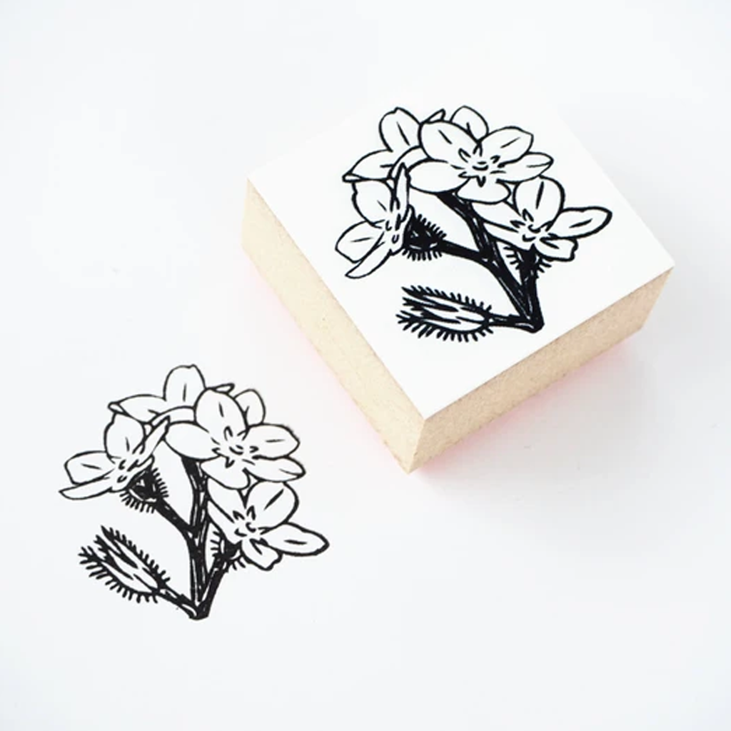Yumi Imai Rubber Stamp - Forget-Me-Not