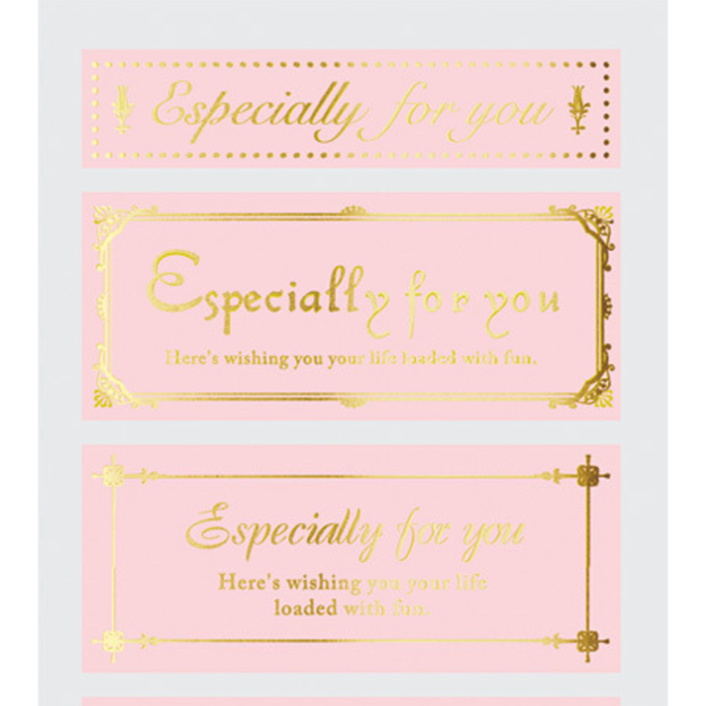 Tsutsumu Sticker - Especially For You Pink