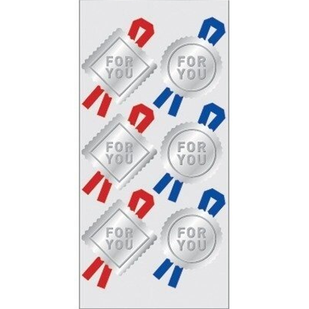 Z & K Banana Brand For You Silver Sticker