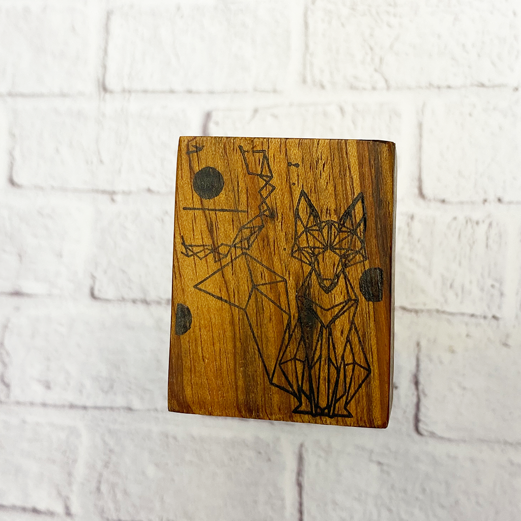 My Paper Project Rubber Stamp - Origami Fox