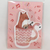 Candy Poetry Sticky Note Fox In A Cup And Playing Guitar