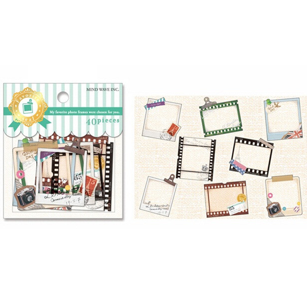 Mind Wave Flake Sticker - Favorite Seal Frames