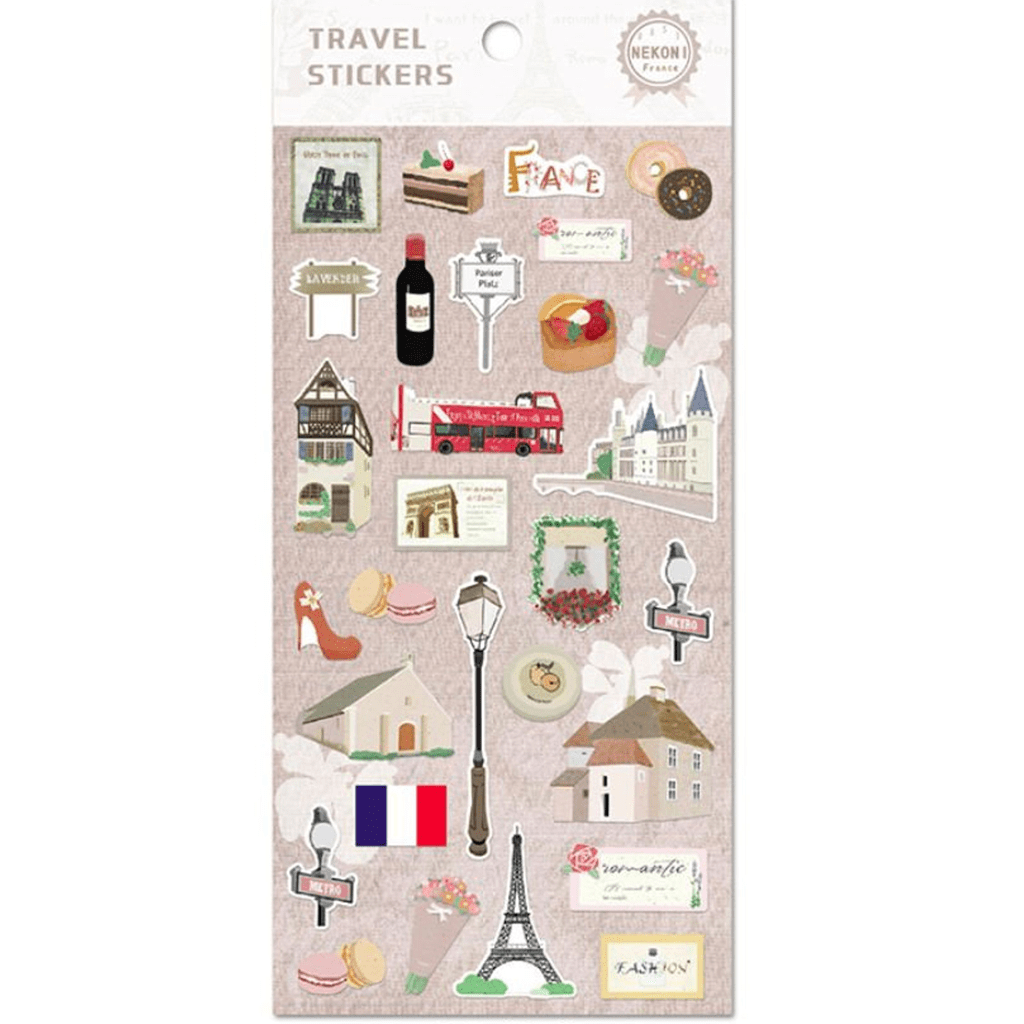 Nekoni Travel Stickers France