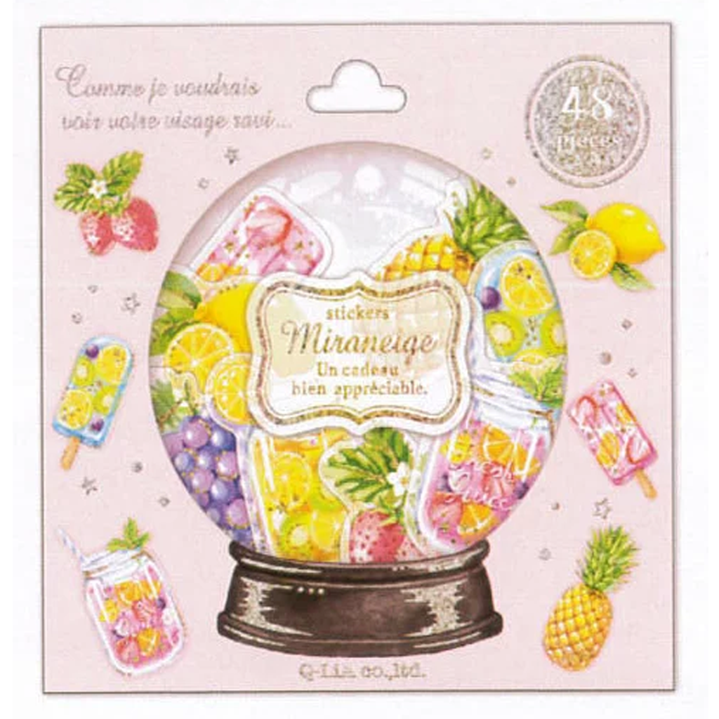 Q-Lia Miraneige Fresh Fruits Flake Sticker