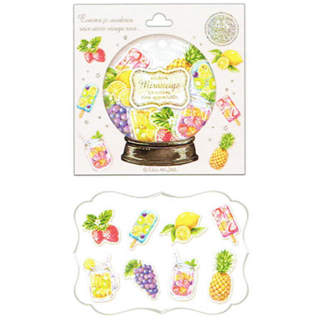 Q-Lia Miraneige Fresh Fruits Flake Sticker
