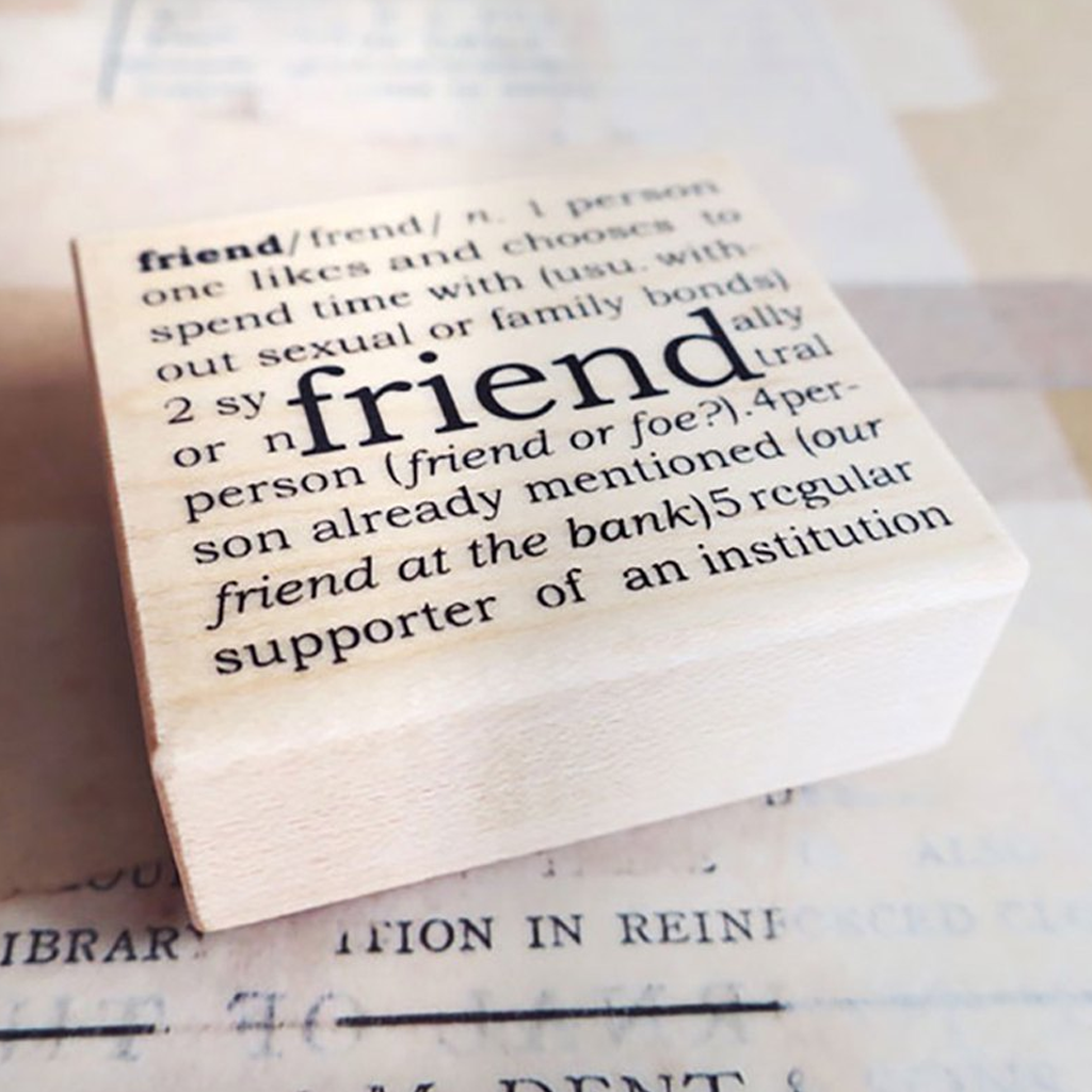 Micia Rubber Stamp - English Friend