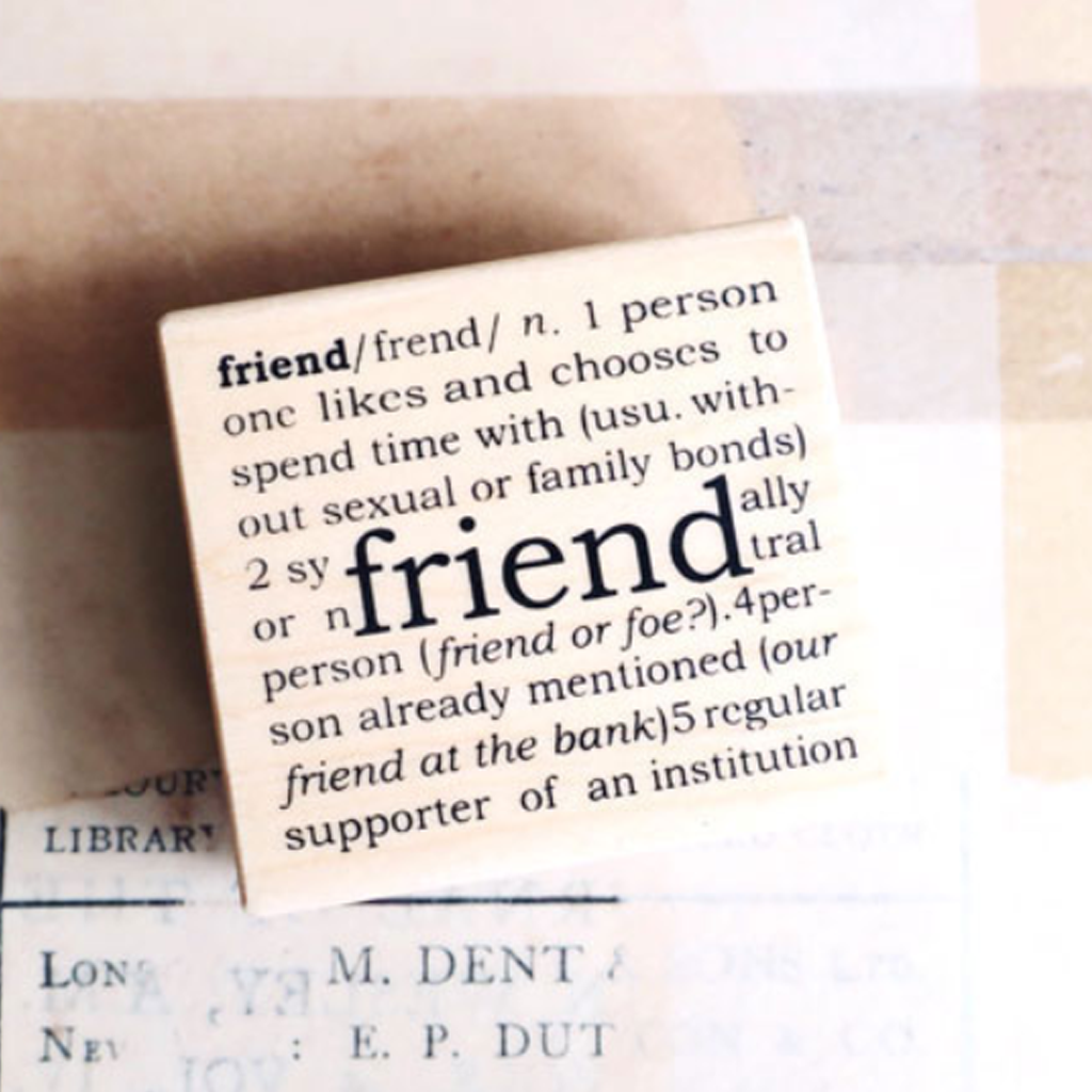 Micia Rubber Stamp - English Friend
