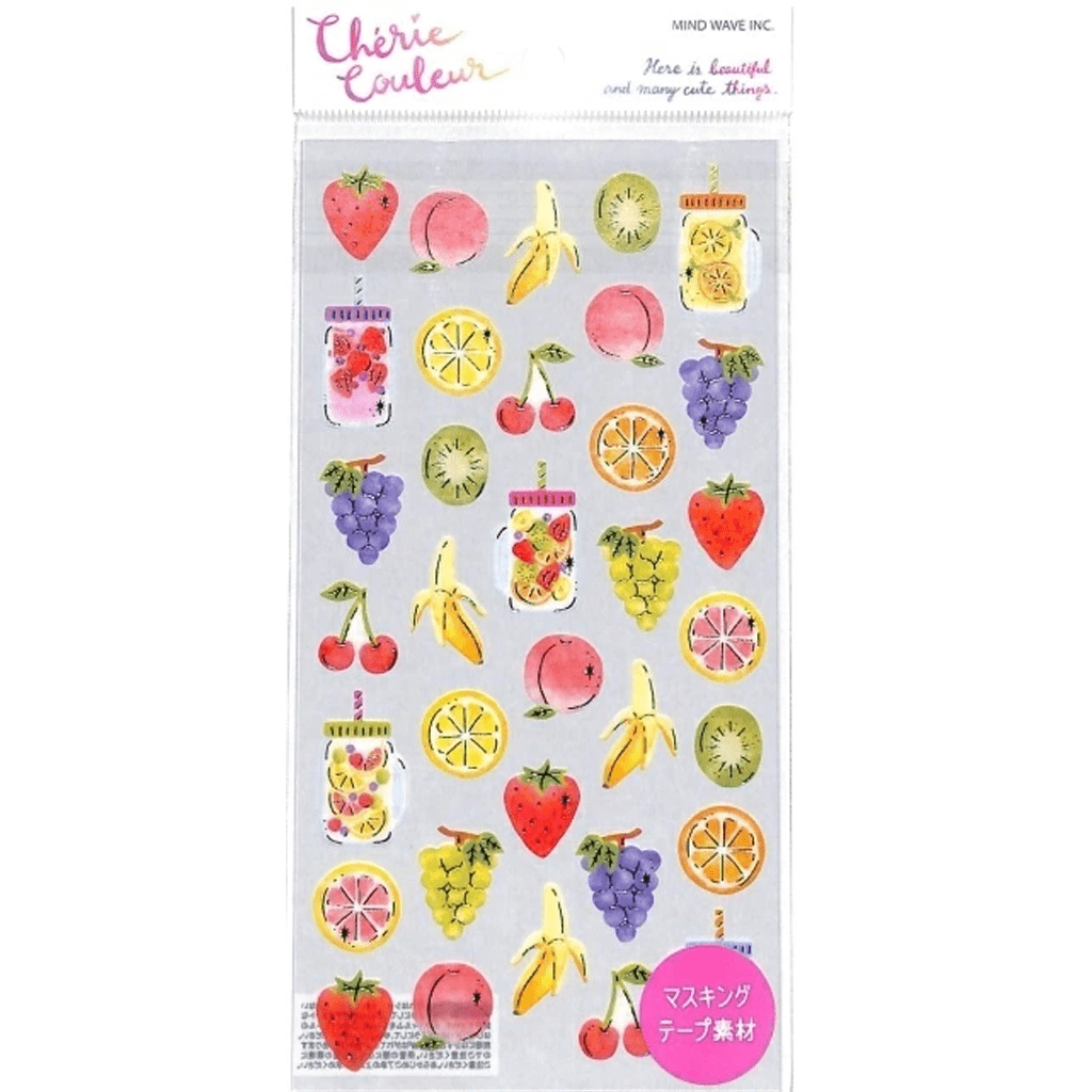 Mind Wave Cherie Couleur Sticker - Fruits