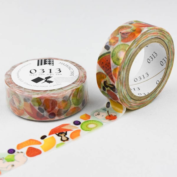 0313 Masking Tape - Shirokuma Fruits